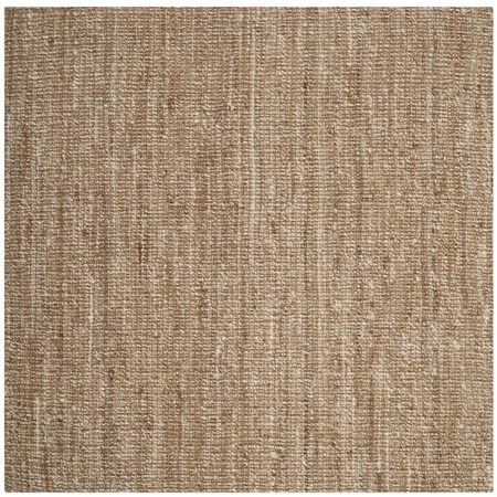 Safavieh Natural Fiber Square Area Rug, Natural and Ivory - 6 x 6 ft. NF447N-6SQ
